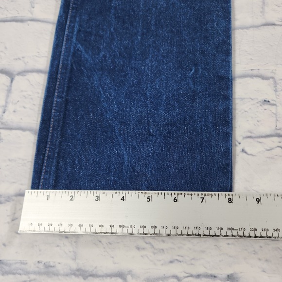 Wrangler 13MWZ Jeans MENS SIZE 33X32 Cowboy Rodeo Cut Blue Denim VINTAGE USA - Picture 3 of 10